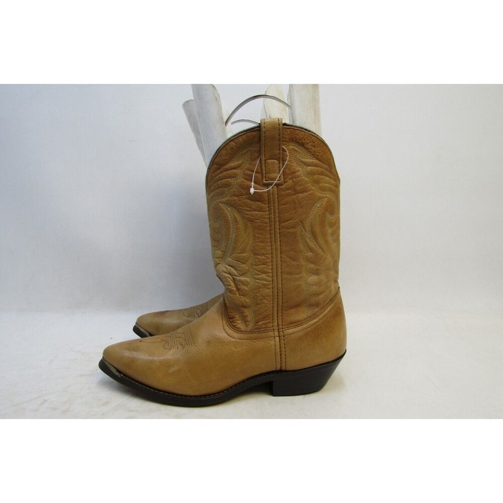 Masterson RB7450 Womens Size 10 M Light Brown Leather Cowboy Western Boots